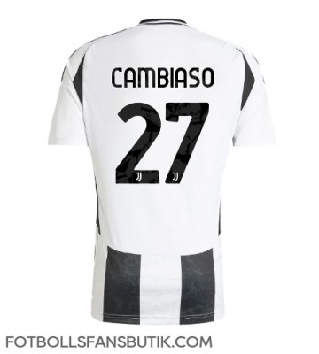 Juventus Andrea Cambiaso #27 Replika Hemmatröja 2024-25 Kortärmad